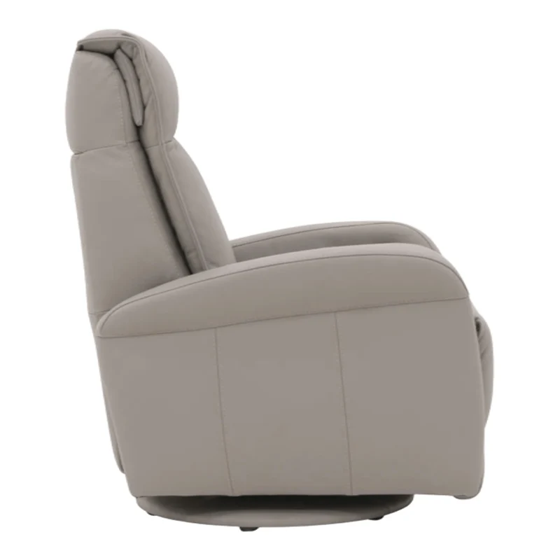 Fauteuil berçant, pivotant et inclinable motorisé en cuir - Florence F-17