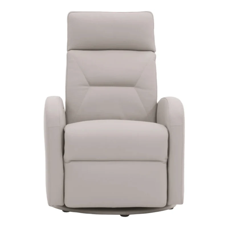 Fauteuil berçant, pivotant et inclinable motorisé en cuir - Florence F-28