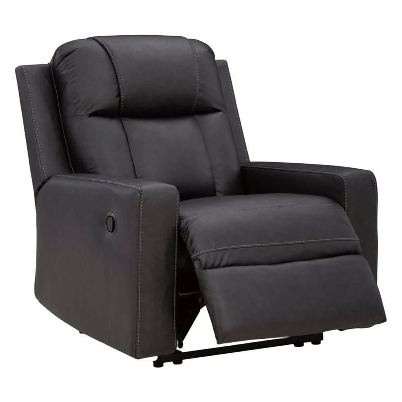 Fauteuil inclinable aspect cuir - Mackmenville