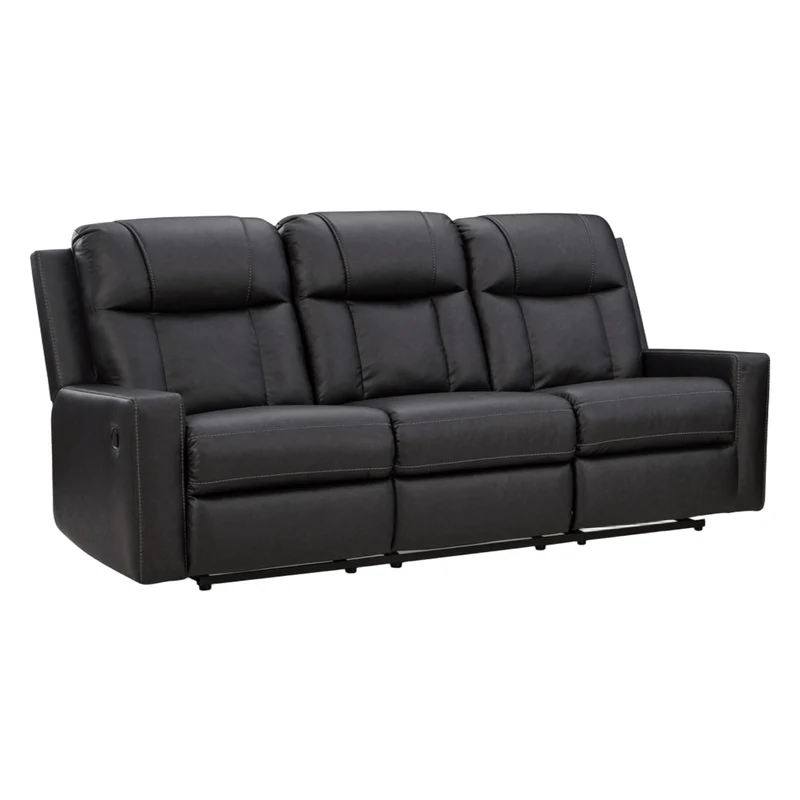 Sofa inclinable aspect cuir - Mackmenville