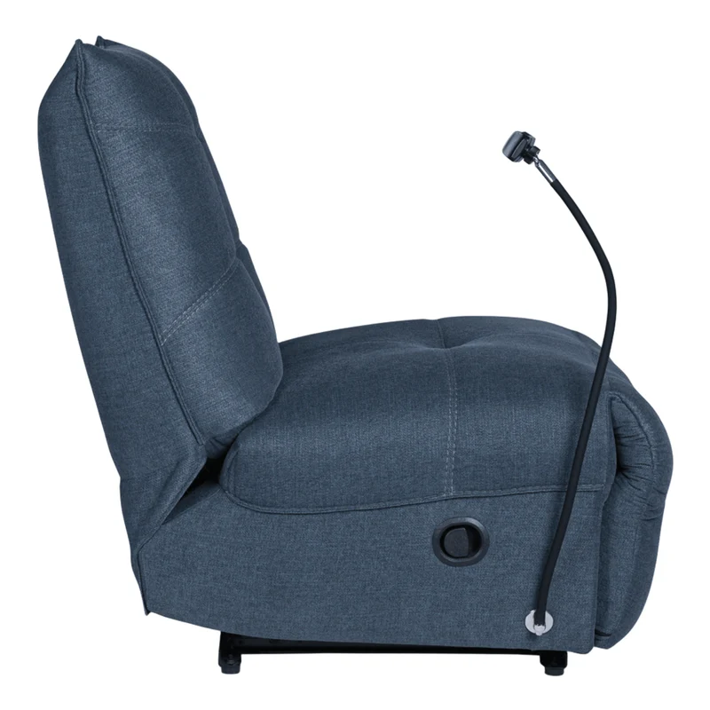 Fauteuil inclinable en tissu avec support flexible pour téléphone - Burlyton