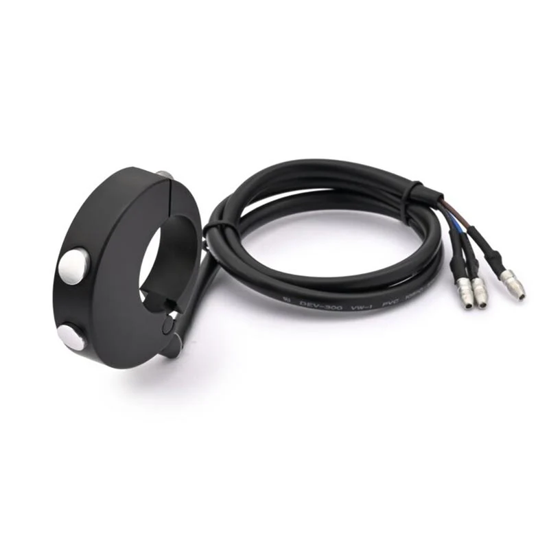 Commodo aluminium CNC 2 boutons pour compteurs Velona | Daytona