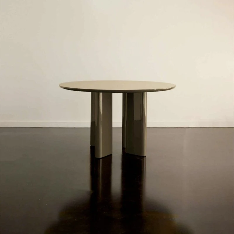TABLE RONDE JOE - BOIS LAQUÉ