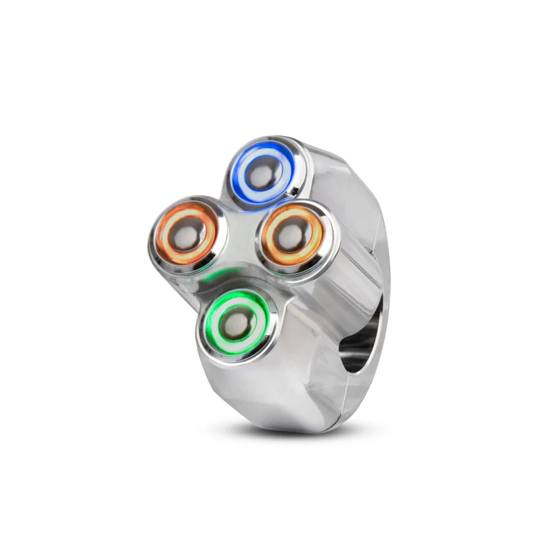Commodo 4 boutons LED | Rebelmoto