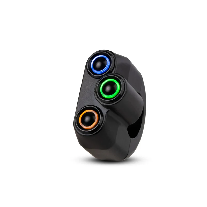 Commodo 3 boutons LED | Rebelmoto