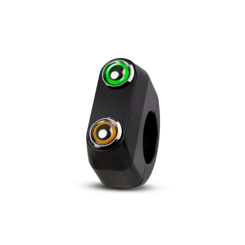 Commodo 2 boutons LED | Rebelmoto