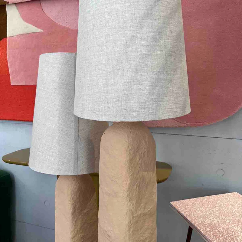LAMPADAIRE PAPIER MÂCHÉ