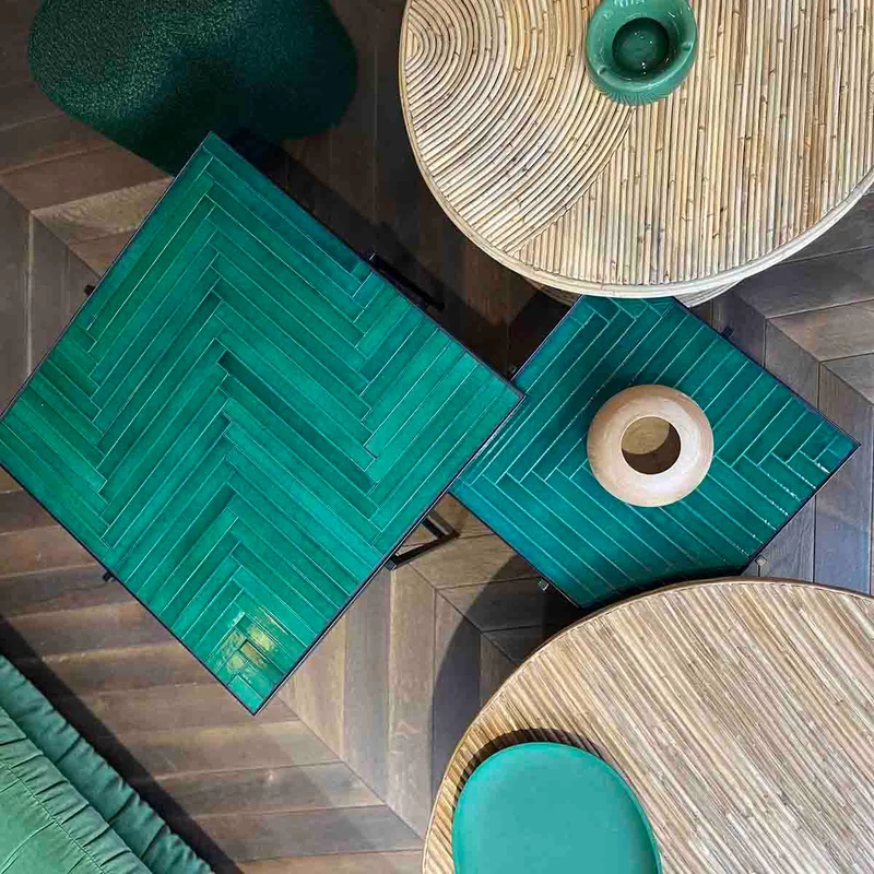 TABLE BASSE ZELLIGE