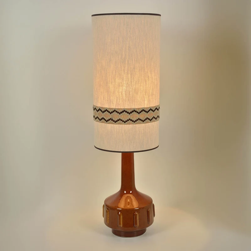 LAMPE À POSER JIMMY - BRUN/RUSTIC
