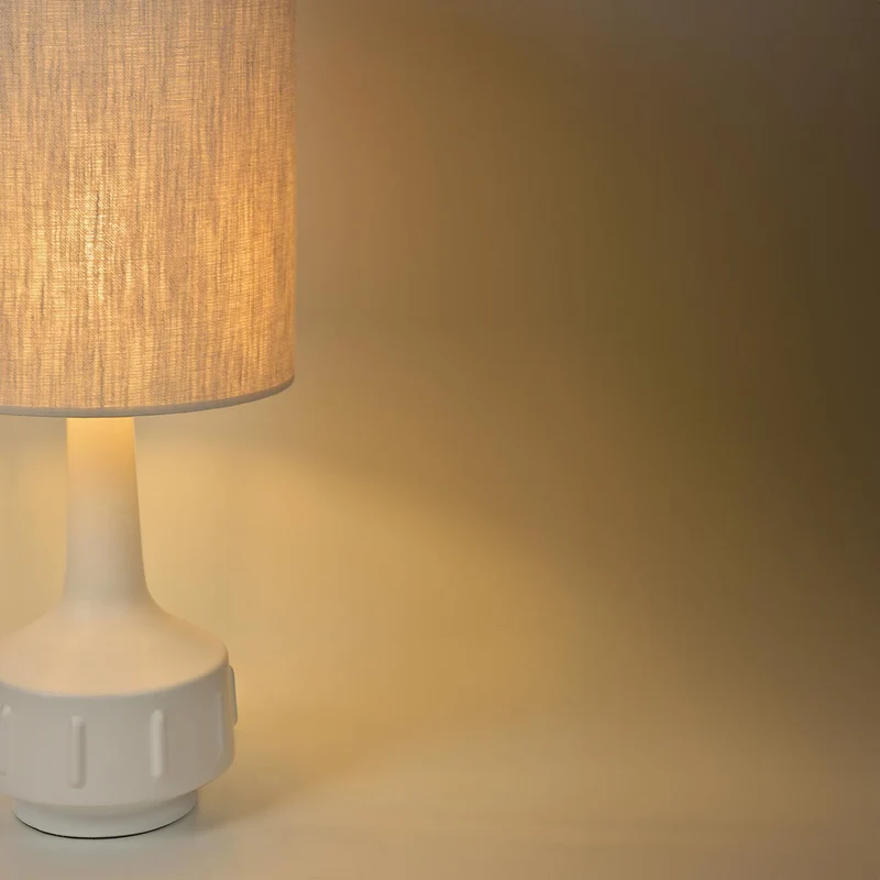 LAMPE À POSER JIMMY - BLANC