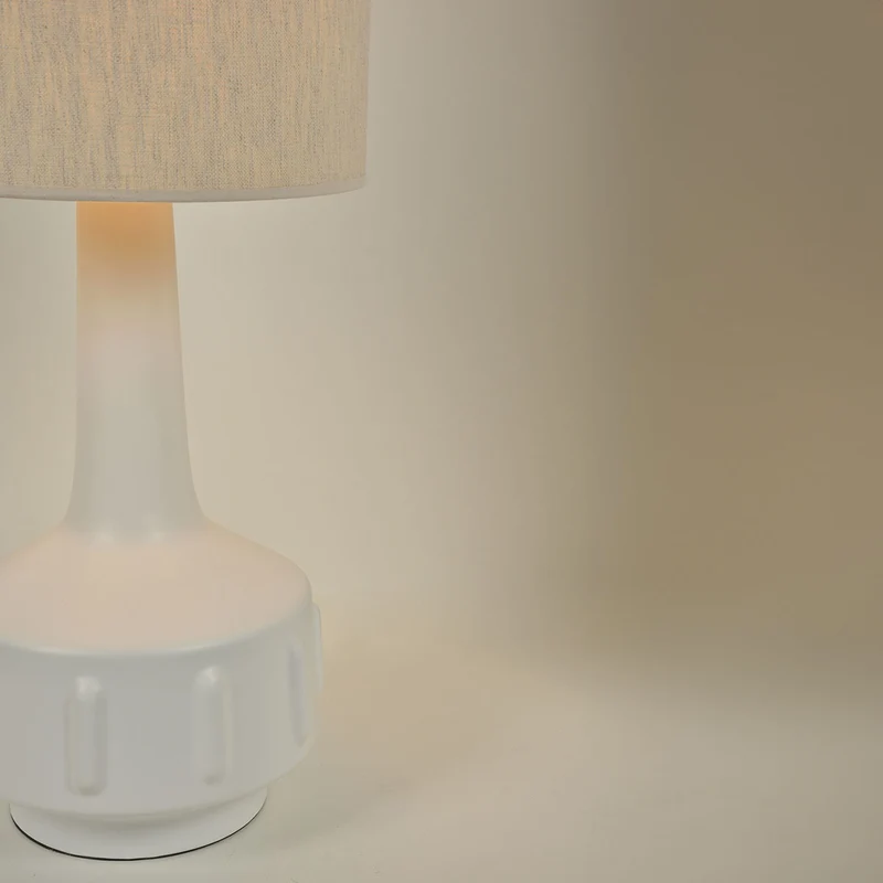LAMPE À POSER JIMMY - BLANC