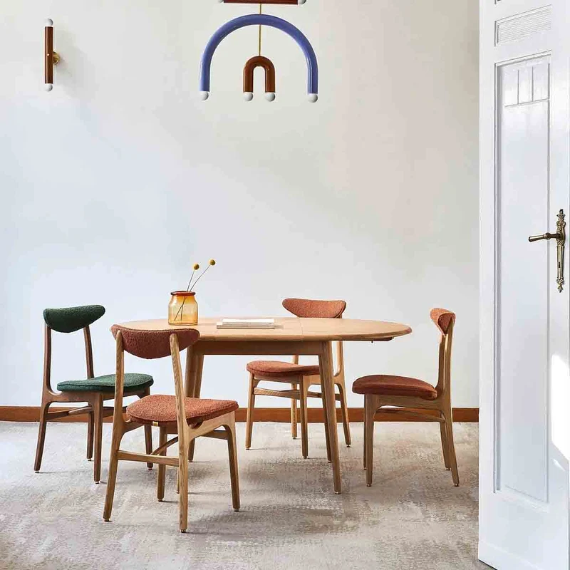 TABLE À MANGER RONDE EXTENSIBLE