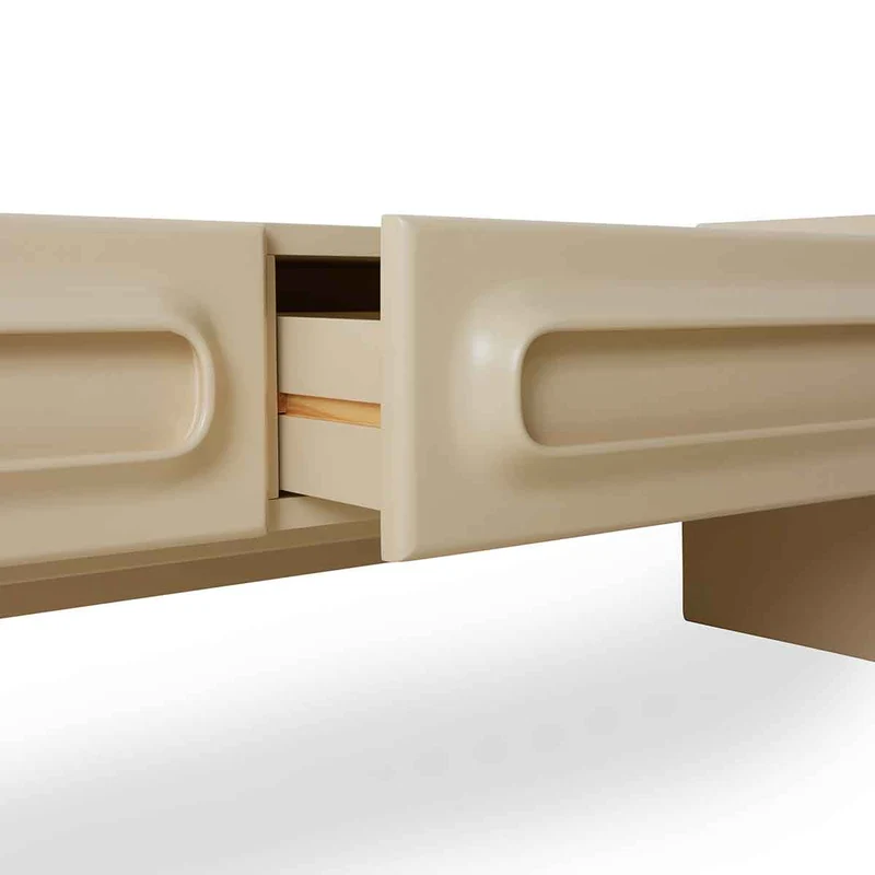 CONSOLE BASSE CRÈME