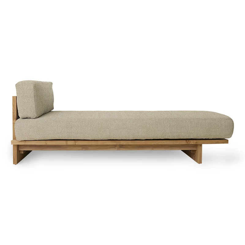 MERIDIENNE D'EXTÉRIEUR TISSU BEIGE