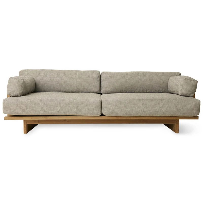 BANQUETTE D'EXTÉRIEUR TISSU BEIGE