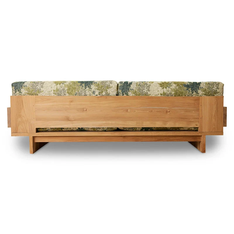 BANQUETTE D'EXTÉRIEUR TISSU FLEURI