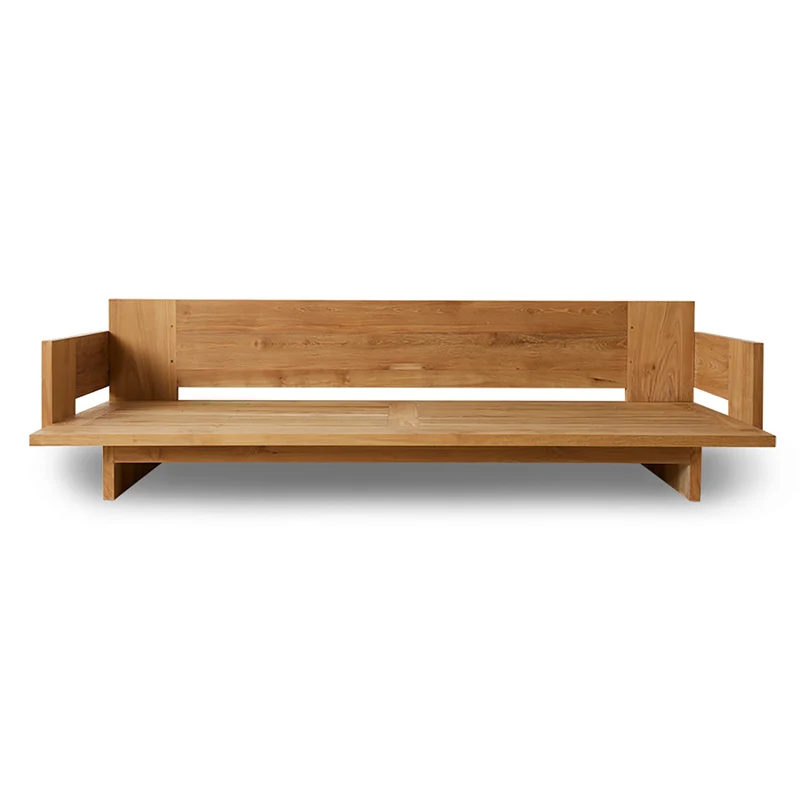 BANQUETTE D'EXTÉRIEUR TISSU FLEURI