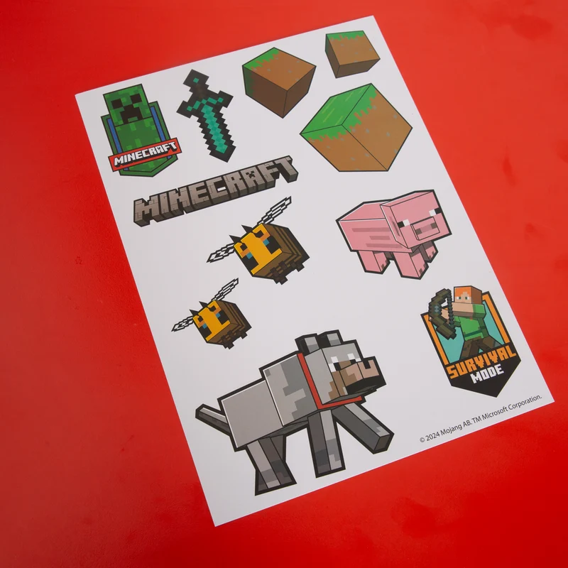 Wandtattoos 'Minecaft' Sticker Minecraft-Charakter - Selbtklebende Vinylfolie