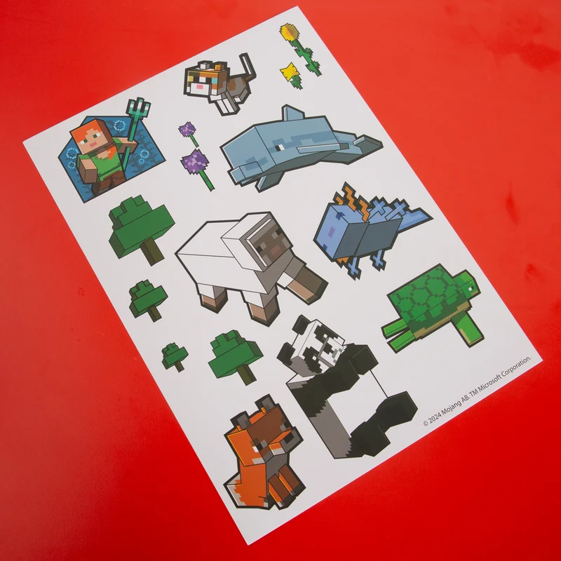 Wandtattoos 'Minecaft' Sticker Minecraft-Charakter - Selbtklebende Vinylfolie