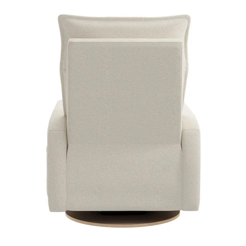 Grand Fauteuil Berçant et Pivotant Arya avec Mécanisme Électrique - Tissu Anti-tache Alta™ 10