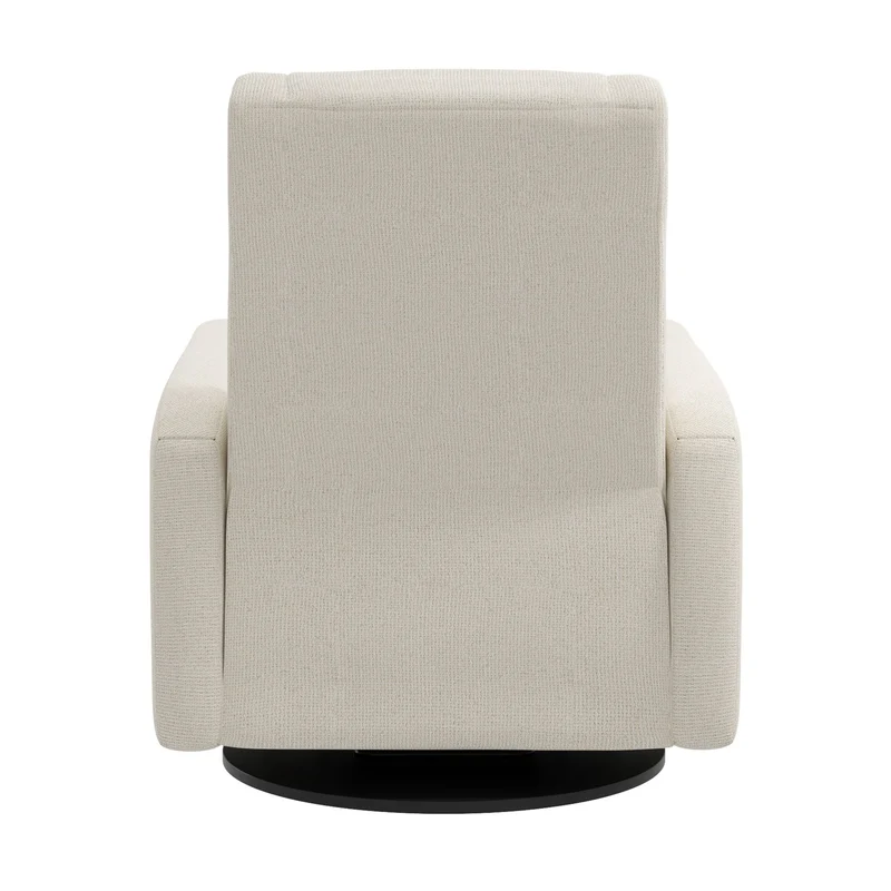 Grand Fauteuil Berçant et Pivotant Nelly avec Mécanisme Électrique - Tissu Anti-tache Alta™ 10