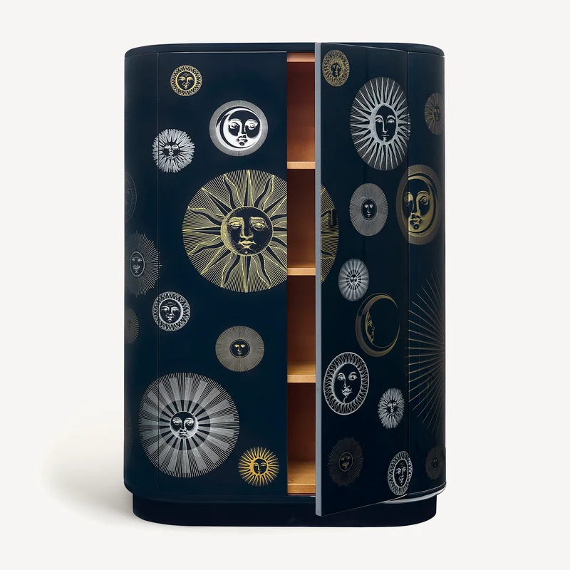 Curved cabinet Soli e Lune