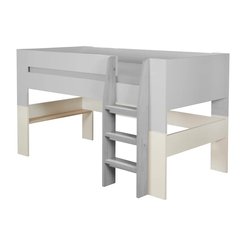 Hochbett Set 'Studio' - Serie 'Flexi Grow' - Cashmere / Eichen-Dekor