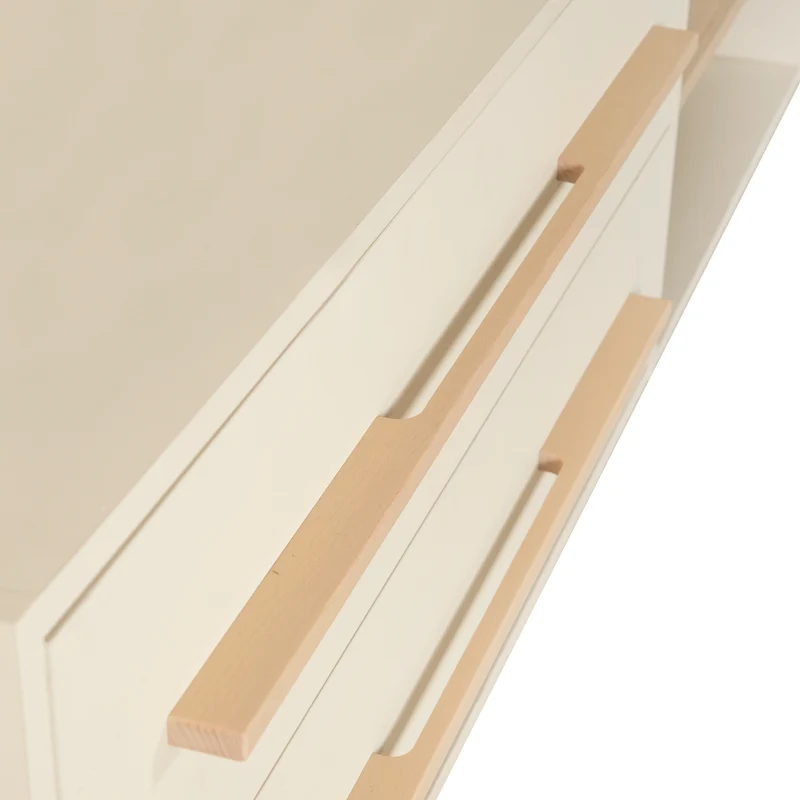 Kinderbett-Set 'Captain' 90 x 200 cm - Serie 'Flexi Grow' - Cashmere / Eichen-Dekor
