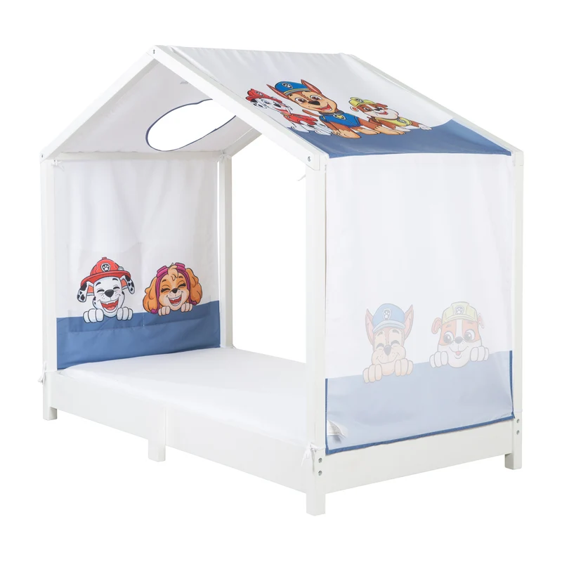 Hausbettbezug 70 x 140 cm 'Paw Patrol' - Weiß / Blau