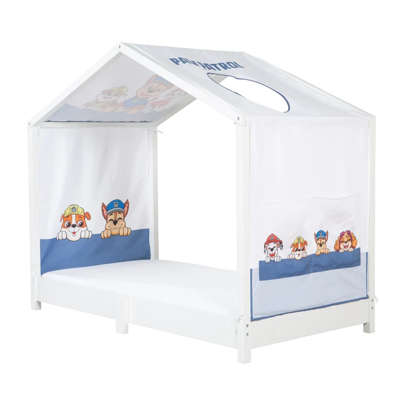 Hausbettbezug 70 x 140 cm 'Paw Patrol' - Weiß / Blau