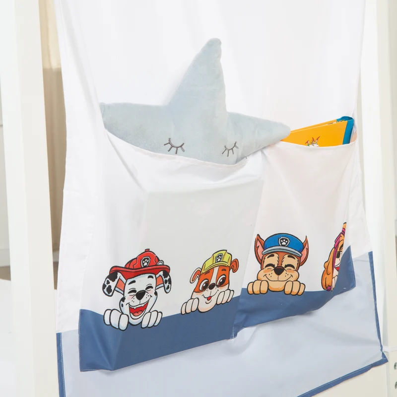 Hausbettbezug 70 x 140 cm 'Paw Patrol' - Weiß / Blau