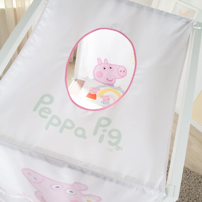 Hausbettbezug 70 x 140 cm 'Peppa Pig' - Rosa / Weiß