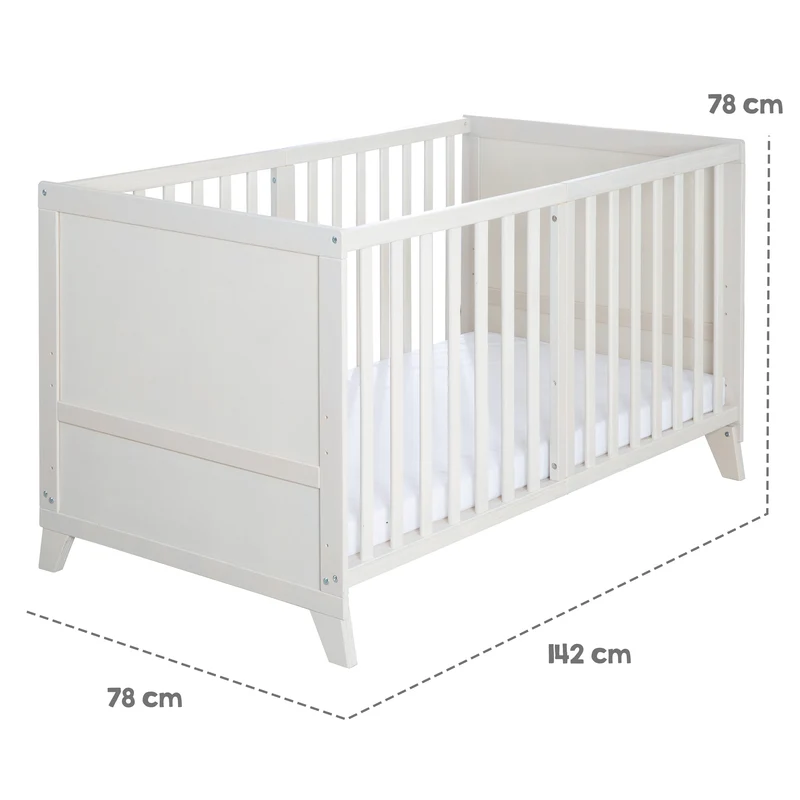 Babybettset 'Savanna Friends' 70 x 140 inkl. kompletter Ausstattung - Naturgrau / Beige