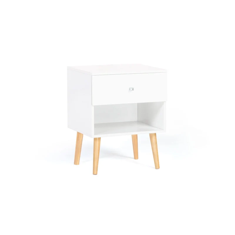 Tables de chevet Emmie 1 tiroir - lot de 2