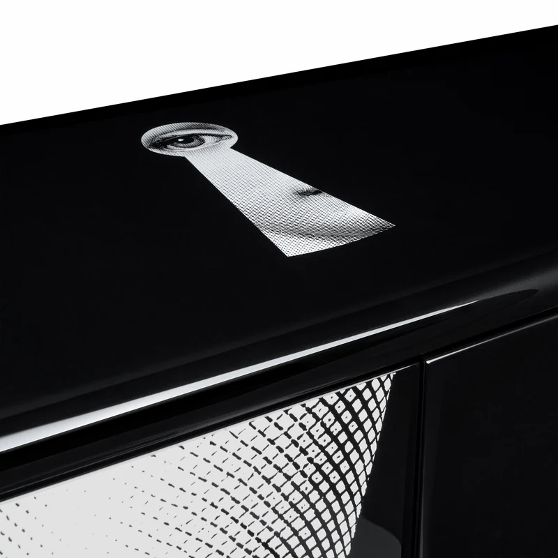 Curved Cabinet Mani con Chiave e Serratura