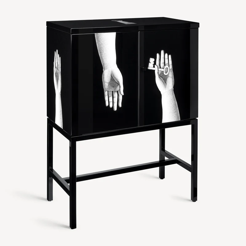 Raised small sideboard Mani con Chiave e Serratura