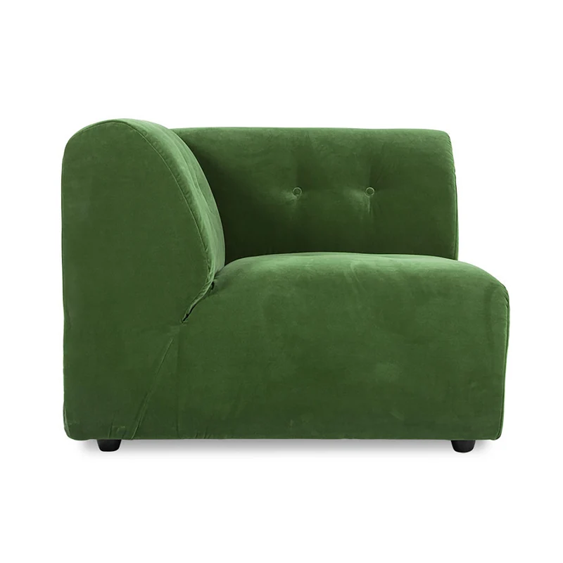 CANAPÉ VELOURS VINT VERT