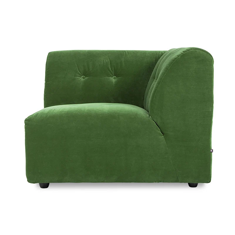 CANAPÉ VELOURS VINT VERT