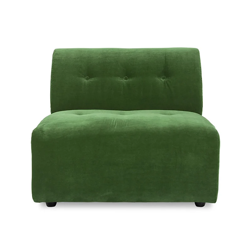CANAPÉ VELOURS VINT VERT