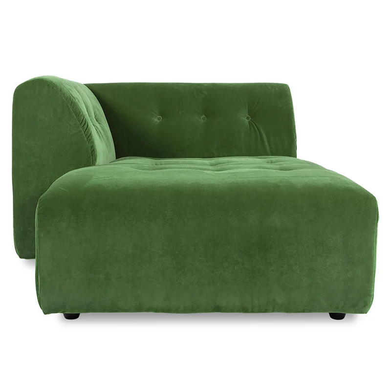 CANAPÉ VELOURS VINT VERT