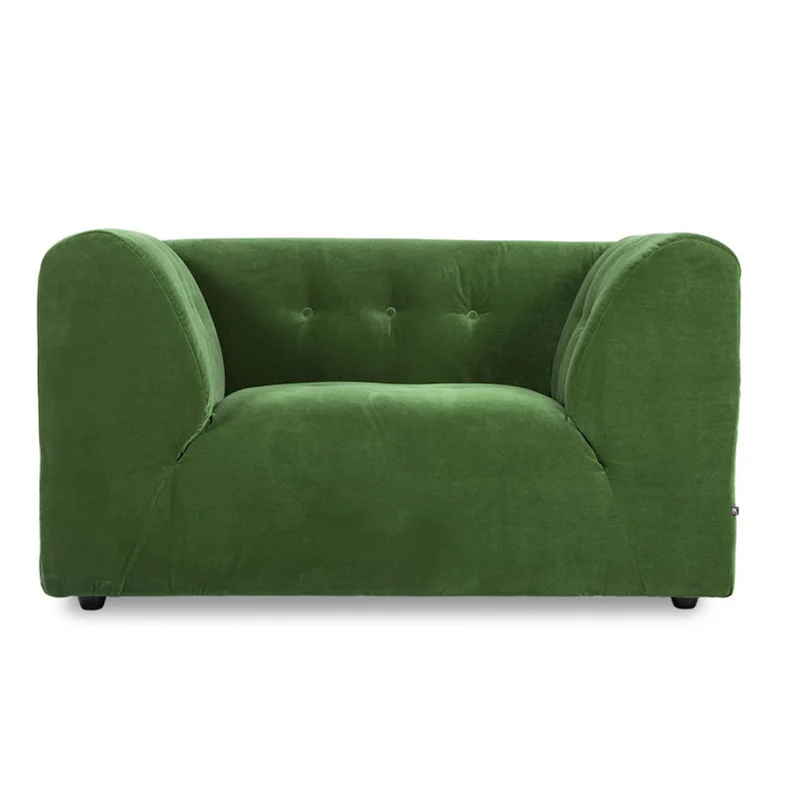 CANAPÉ VELOURS VINT VERT