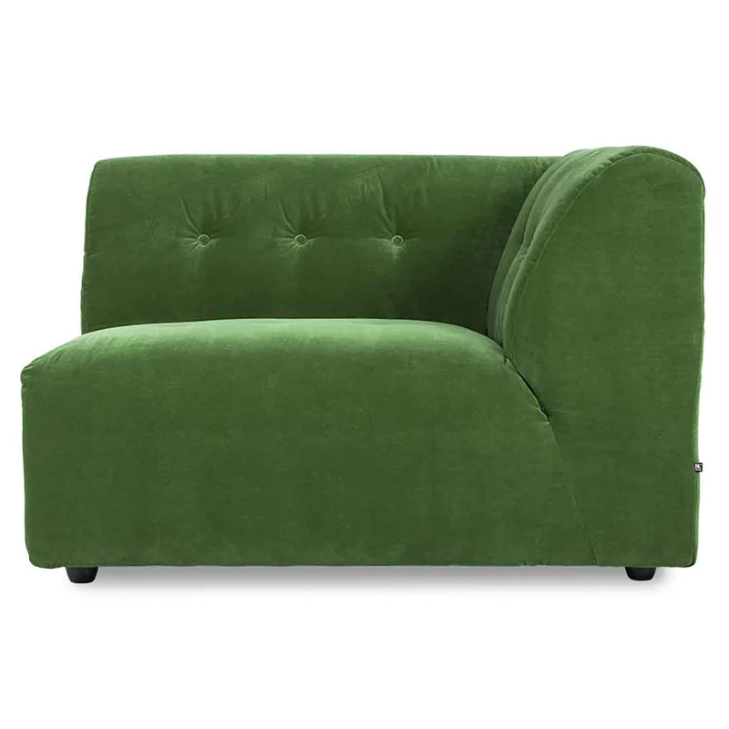 CANAPÉ VELOURS VINT VERT