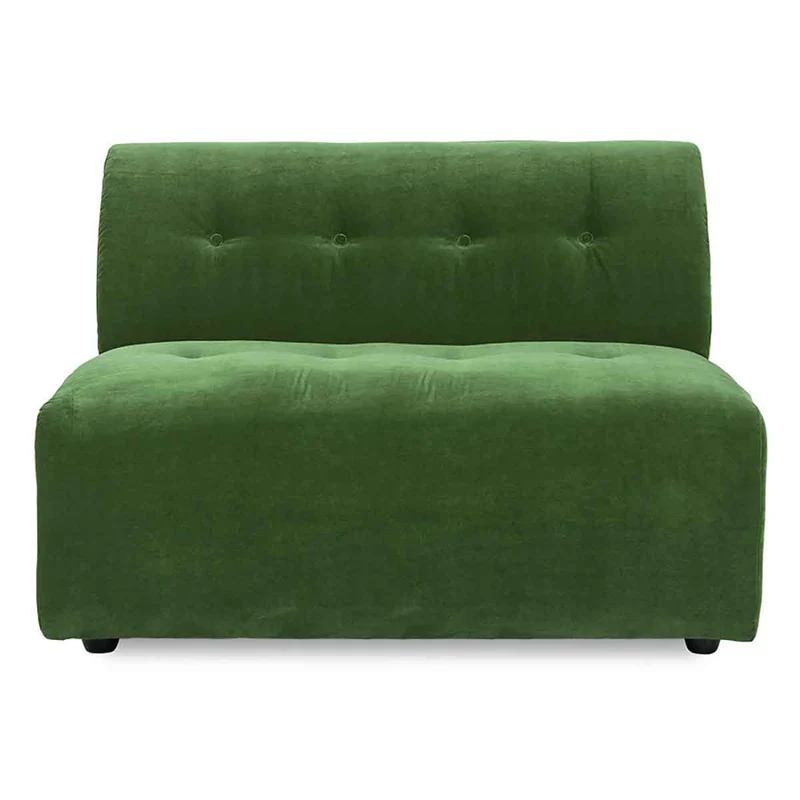 CANAPÉ VELOURS VINT VERT
