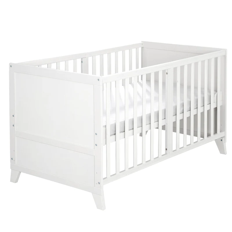 Babybettset 'Savanna Friends' 70 x 140 inkl. kompletter Ausstattung - Weiß / Beige