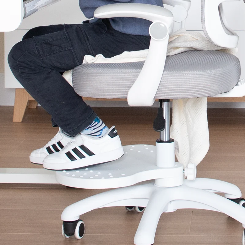 Fußbrett Smart Grow - Zubehör für Kinder-Bürostuhl - Passend zur Smart Grow Serie - Aus Kunststoff - Ergonomische Ergänzung - Grau