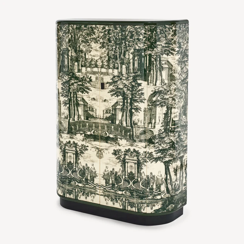Curved cabinet Giardino Settecentesco
