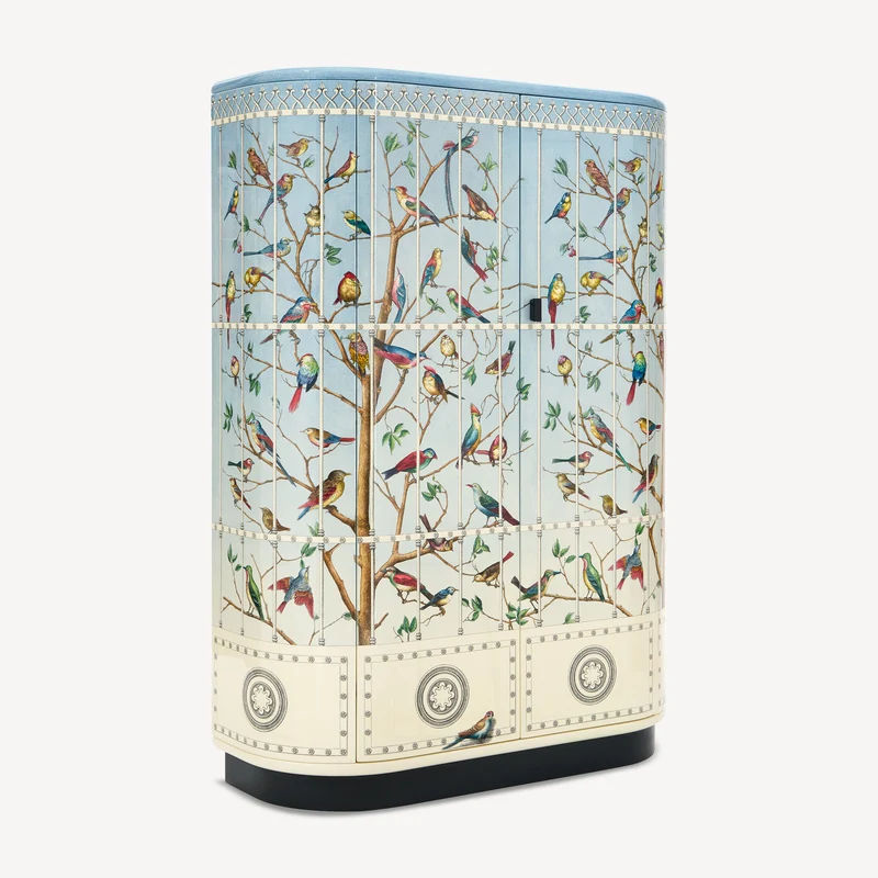 Curved cabinet Uccelli