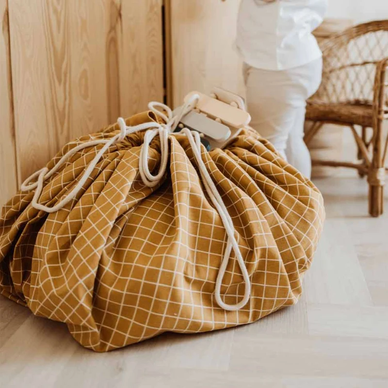 Tapis de jeu et Sac de Rangement - Moutarde