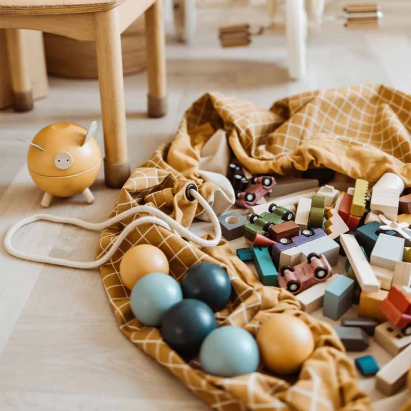 Tapis de jeu et Sac de Rangement - Moutarde