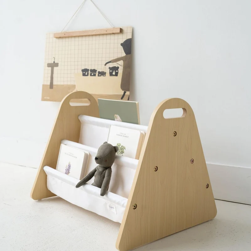Étagère à Livres Portative - Beige